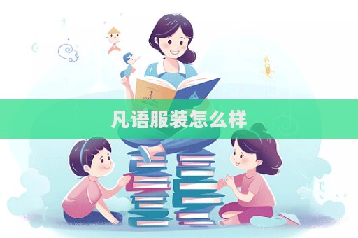 凡語服裝怎么樣  第1張