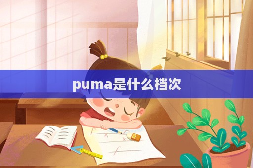 puma是什么檔次