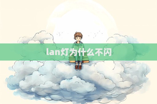 lan燈為什么不閃  第1張