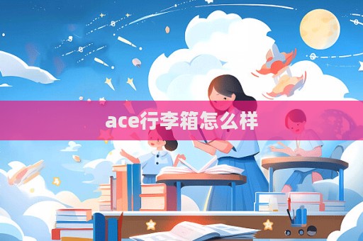 ace行李箱怎么樣