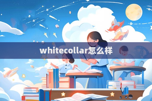 whitecollar怎么樣  第1張