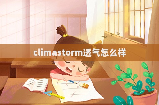 climastorm透氣怎么樣