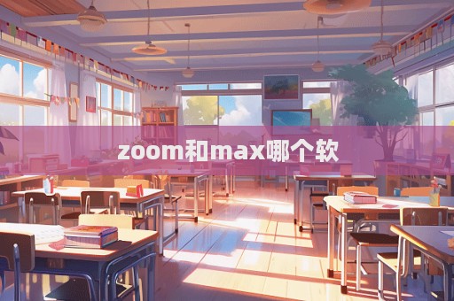 zoom和max哪個軟