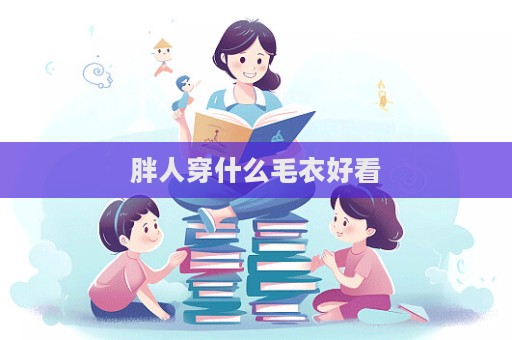 胖人穿什么毛衣好看