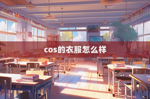 cos的衣服怎么樣  第1張